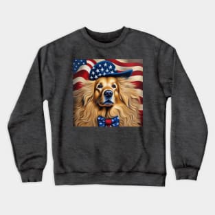 All America Golden Retriever Crewneck Sweatshirt